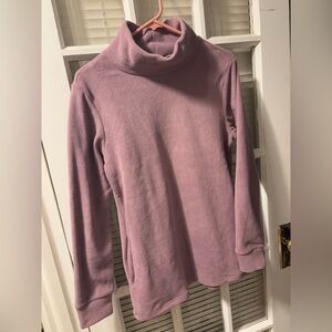 Cozy Mauve Turtleneck Sweater